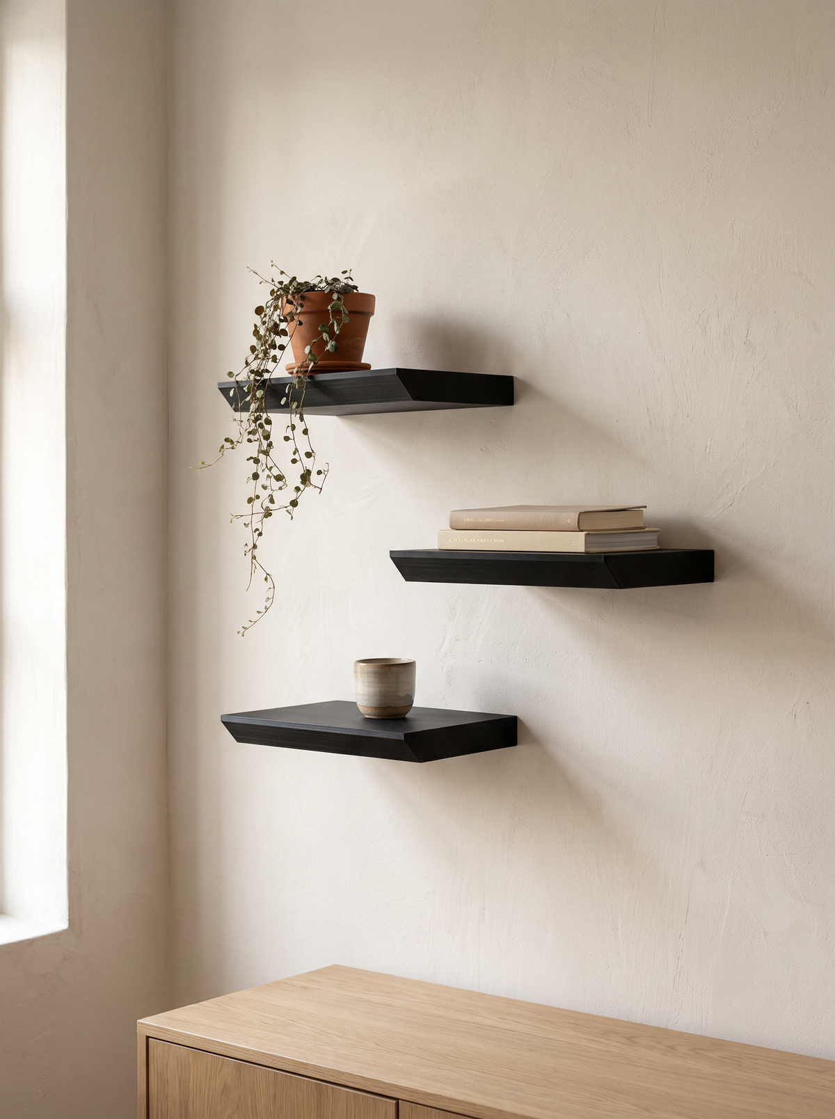 Floating shelves