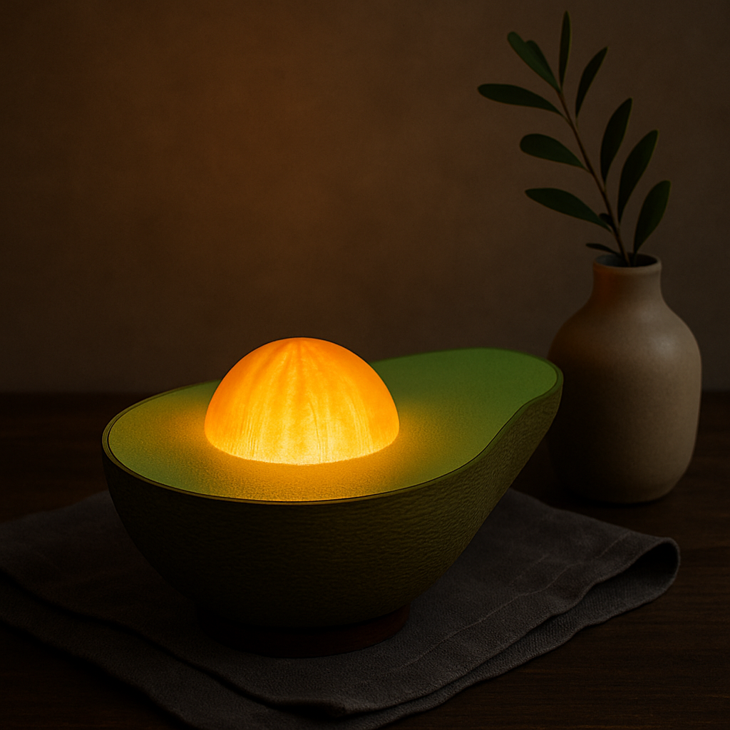 Avocado LED Mood Light – Quirky USB-Powered Gift