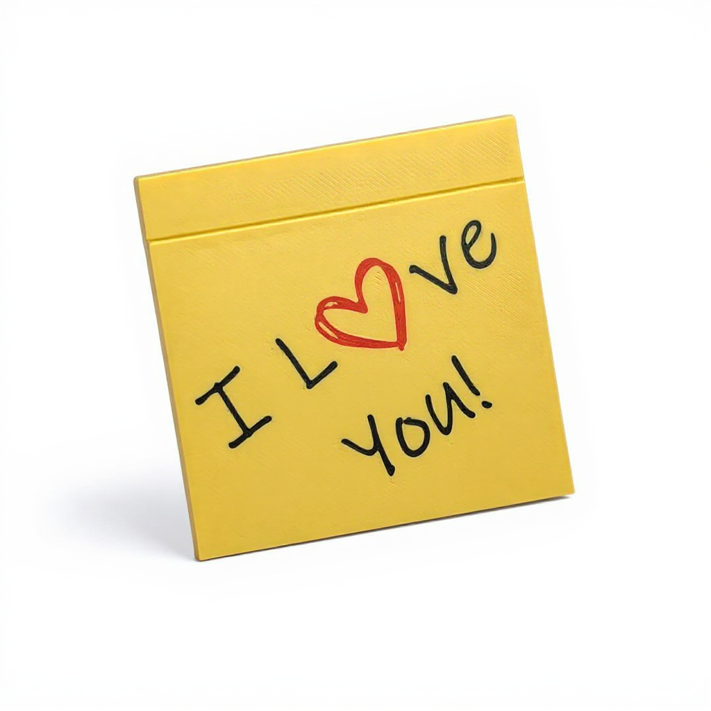 Permanent Love Note – Reusable Magnetic Message Plaque | Eco-Friendly & UK Made