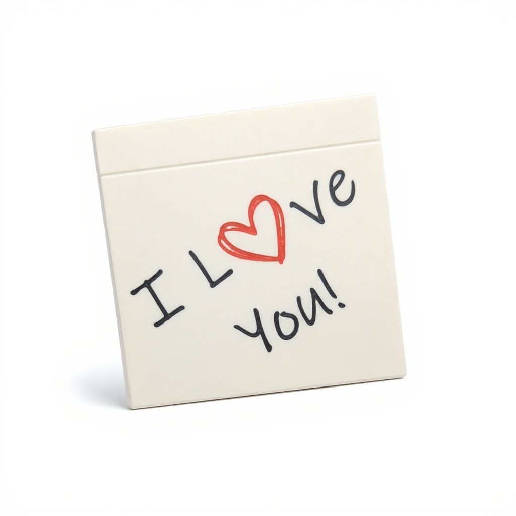 Permanent Love Note – Reusable Magnetic Message Plaque | Eco-Friendly & UK Made
