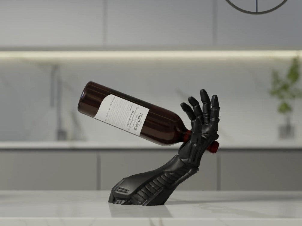 Robot Arm Wine Holder | Futuristic Novelty Gift