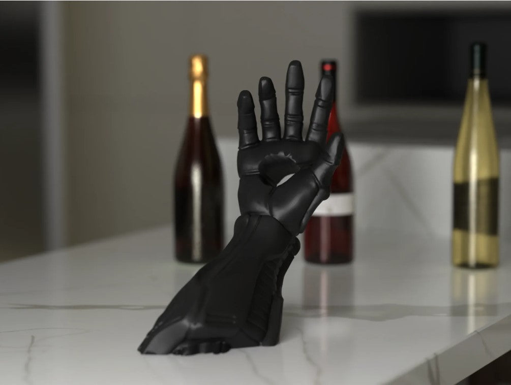 Robot Arm Wine Holder | Futuristic Novelty Gift