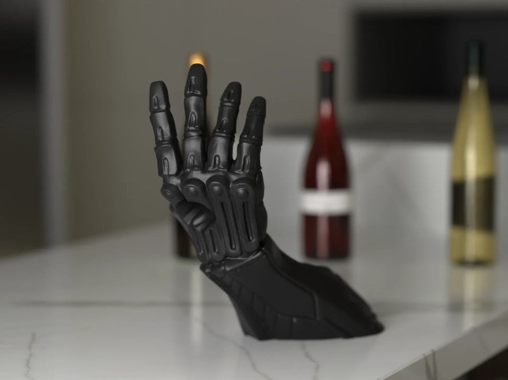 Robot Arm Wine Holder | Futuristic Novelty Gift