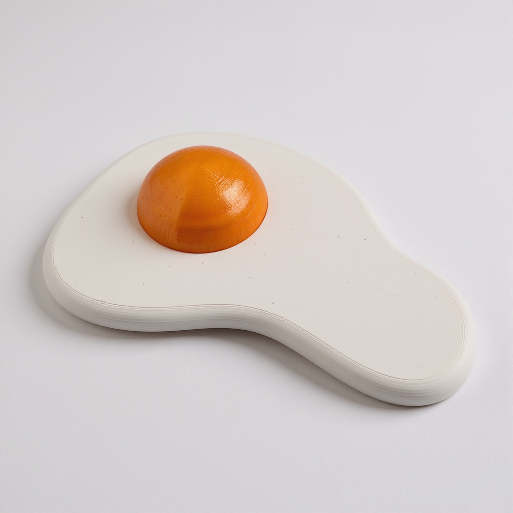 Fried Egg Lamp – Eco-Friendly 3D Printed USB Night Light Desk Lamp