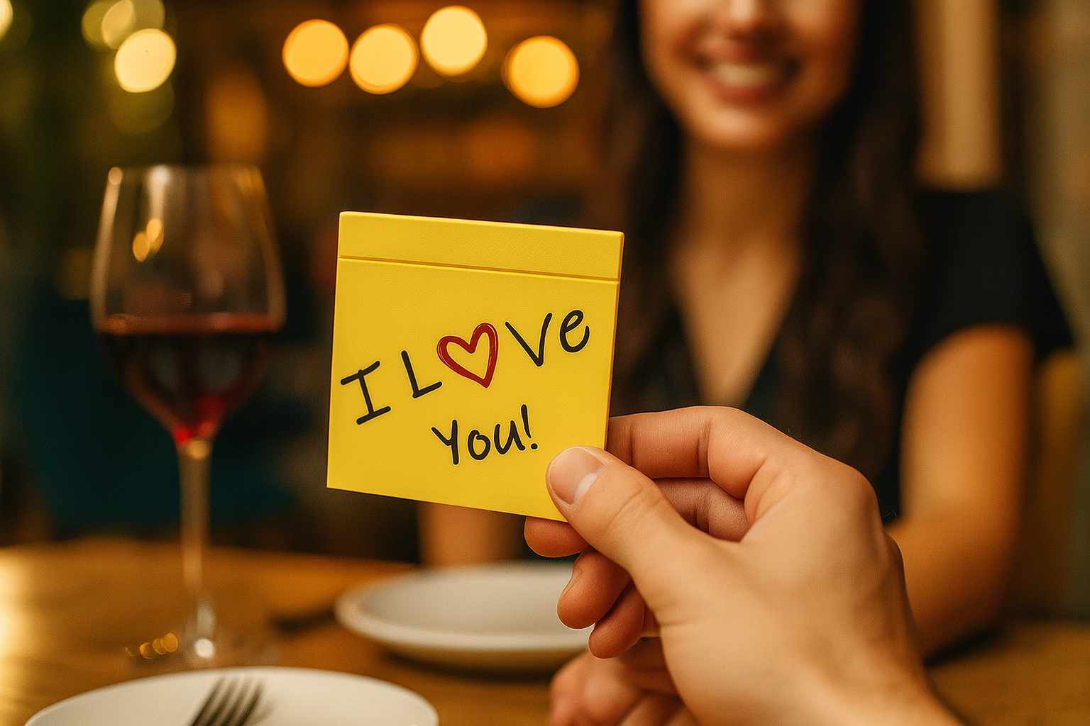 Permanent Love Note – Reusable Magnetic Message Plaque | Eco-Friendly & UK Made