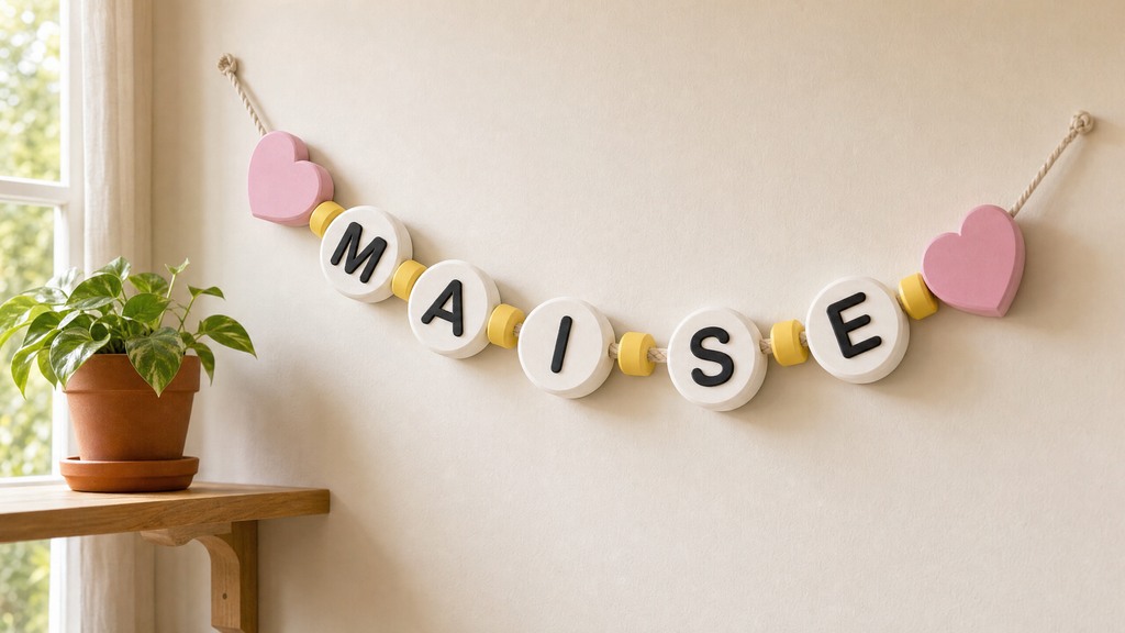 Personalised Name Garland | Nursery & Kids Room Decor