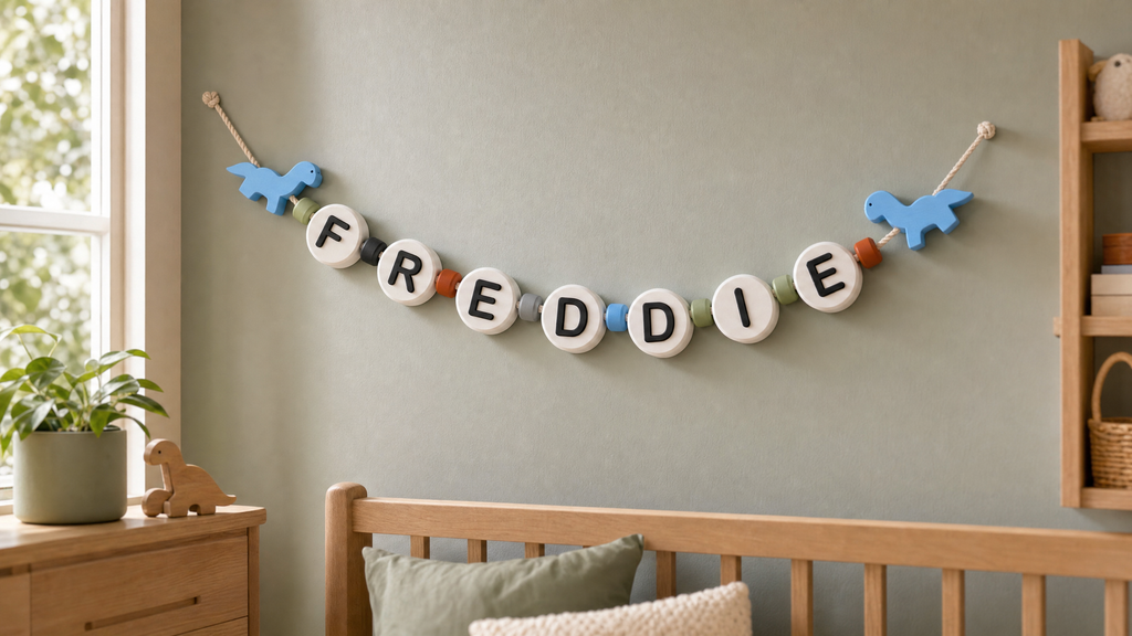 Personalised Name Garland | Nursery & Kids Room Decor
