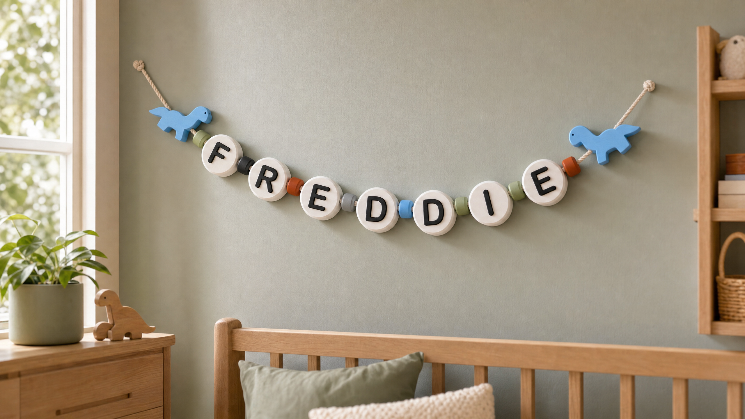 Personalised Name Garland | Nursery & Kids Room Decor