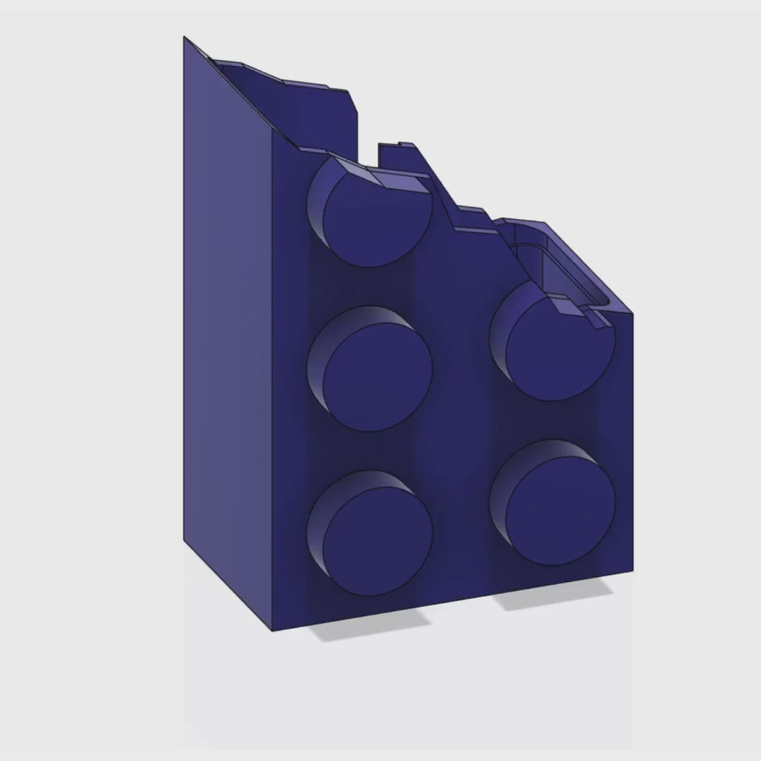 Eco-Friendly Building Brick Style Planter – Cornstarch PLA Pot with Drip Tray